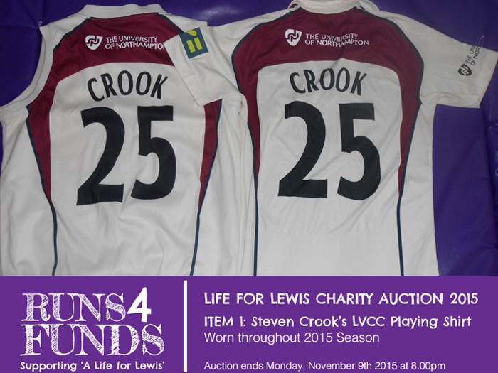 Runs 4 Funds Charity Auction.. Crooky's 2015 Championship Shirt 