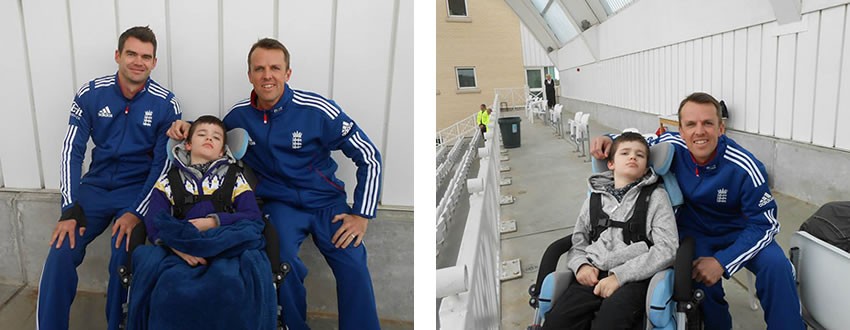 Cricket Family - Meeting Graeme Swann and Jimmy Anderson