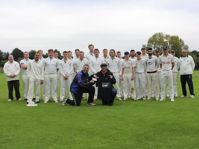 Rushton Cricket Club Prem Season Point Donation.. thanks to Tommy Stapleton