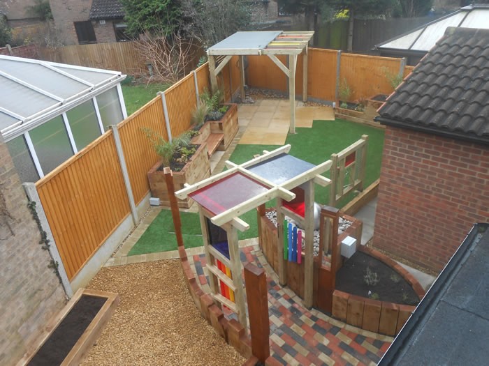 Sensory Garden Photos.. birds eye view